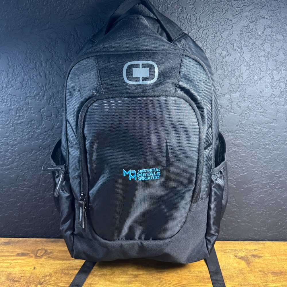 OGIO Metro Black Synthetic‎ Padded Laptop Backpack Mens Womens One Size